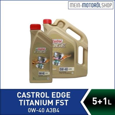 Castrol Edge Fluid Titanium 0W-40 A3/ B4 5 + 1 Liter