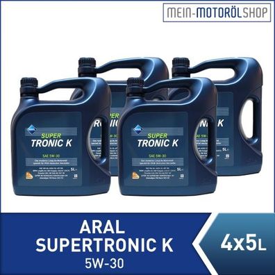 Aral SuperTronic K 5W-30 4x5 Liter