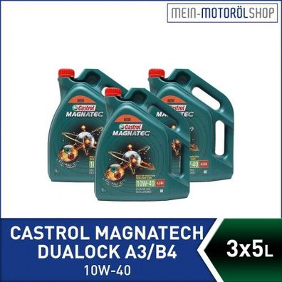 Castrol Magnatec 10W-40 A3/ B4 3x5 Liter