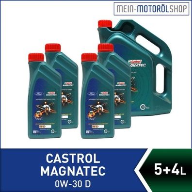 Castrol Magnatec 0W-30 D 5 + 4 Liter