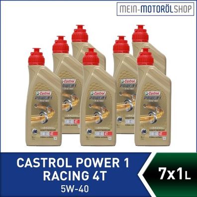 Castrol Power 1 Racing 4T 5W-40 7x1 Liter