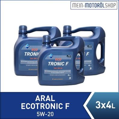 Aral EcoTronic F 5W-20 3x4 Liter