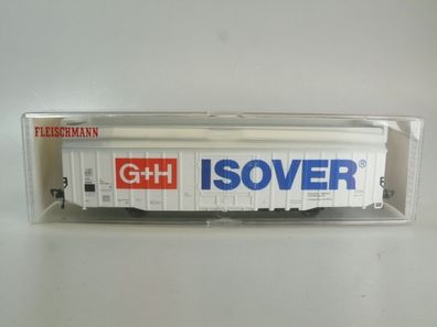 H0: Fleischmann 5378 Güterwagen 'G + H ISOVER', TOP/ OVP