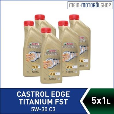 Castrol Edge Fluid Titanium 5W-30 C3 5x1 Liter