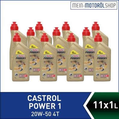 Castrol Power 1 4T 20W-50 11x1 Liter