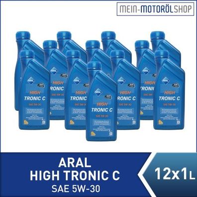 Aral HighTronic C 5W-30 12x1 Liter
