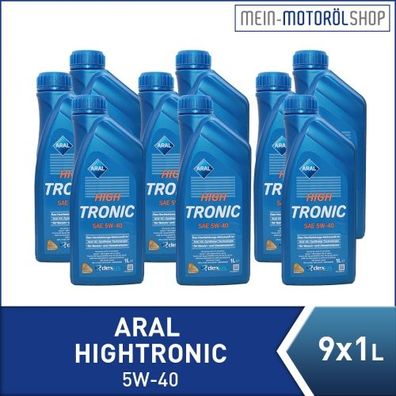 Aral HighTronic 5W-40 9x1 Liter