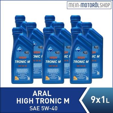 Aral HighTronic M 5W-40 9x1 Liter
