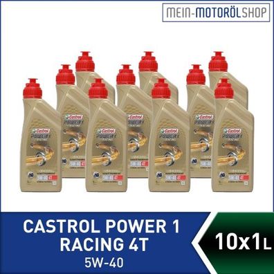 Castrol Power 1 Racing 4T 5W-40 10x1 Liter