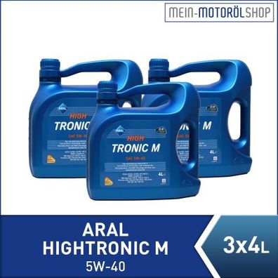 Aral HighTronic M 5W-40 3x4 Liter