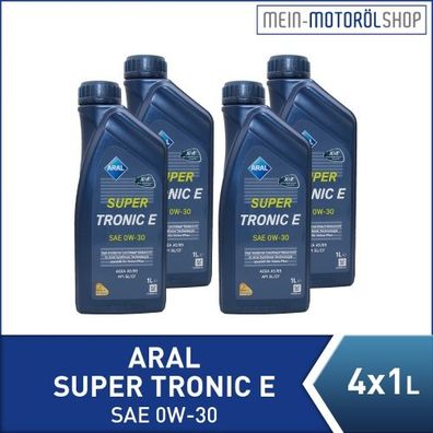 Aral SuperTronic E 0W-30 4x1 Liter
