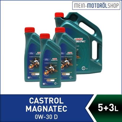 Castrol Magnatec 0W-30 D 5 + 3 Liter