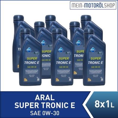 Aral SuperTronic E 0W-30 8x1 Liter