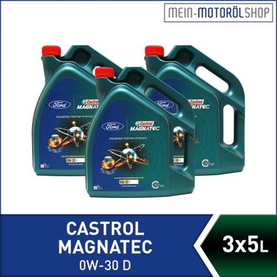 Castrol Magnatec 0W-30 D 3x5 Liter