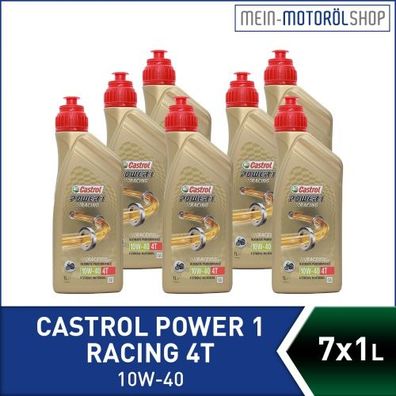 Castrol Power 1 Racing 4T 10W-40 7x1 Liter