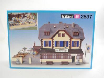 E439 Kibri H0 2837 Gebäude Bausatz Gaststube zum Krombacher Biergarten Stadthaus