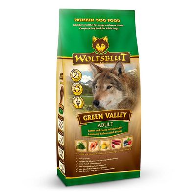 Wolfsblut Green Valley Adult - Lamm & Lachs mit Kartoffel