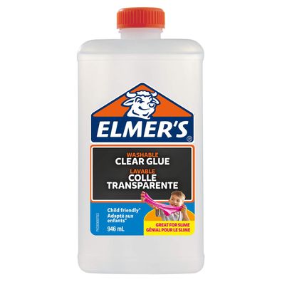 Elmer's Klarer Bastelkleber, auswaschbar & Kinderfreundlich, 946ml. – Ideal zur ...