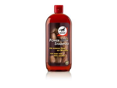 Leovet Power Shampoo Walnuss 500 ml für dunkle Pferde