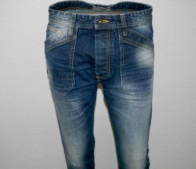 Jack & Jones Erik Ryan SC 554 Modern Anti Fit Herren Jeans Hose W33 L32 Dk. Blau