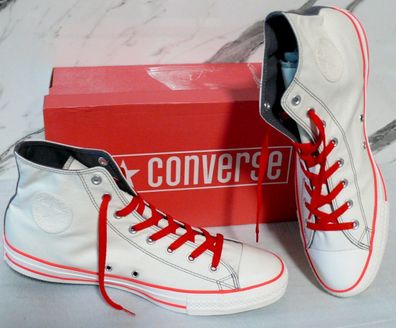 Converse 152620C ALL STAR Taylor Hi Canvas Schuhe Sneaker 49 Natur Rot Neon Rot