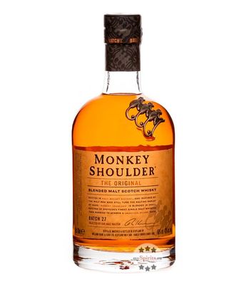 Monkey Shoulder The Original Blended Malt Scotch Whisky (, 0,7 Liter) (40 % Vol., hid