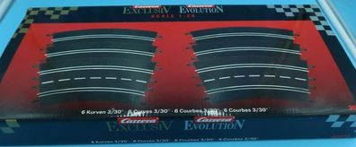 Carrera Digital 132 124 6 x 3/30 Kurven OVP TOP 6 x 3/30 Kurve Kurven R3