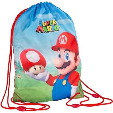 Nintendo Super Mario Sportbeutel Turnbeutel Sportsbag Schulbedarf