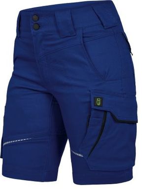 Leibwächter Kurzehose DAMEN Shorts FLEX LINE kornblau-schwarz Nr. FLXDK20