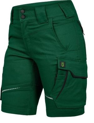 Leibwächter Kurzehose DAMEN Shorts FLEX LINE grün-schwarz Nr. FLXDK21
