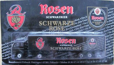 Rosenbrauerei Pössneck Nr.41 - Schwarze Rose Schwarzbier - MB NG 80 mittel - Sz