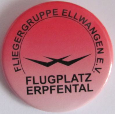 Fliegergruppe Ellwangen e.V. - Flugplatz Erpfental - Button 45 mm