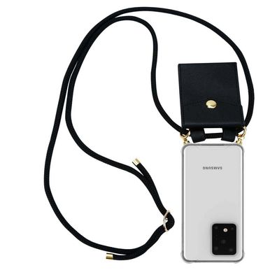 Cadorabo Handy Kette kompatibel mit Samsung Galaxy S20 ULTRA in Schwarz - Silikon ...