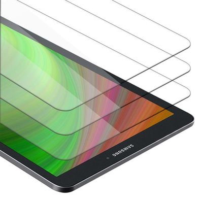 Cadorabo 3x Panzer Folie kompatibel mit Samsung Galaxy Tab E (9.6 Zoll) in Kristal...