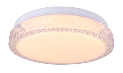 Globo Ovi LED Deckenleuchte weiß, opal, klar 20x6,5cm