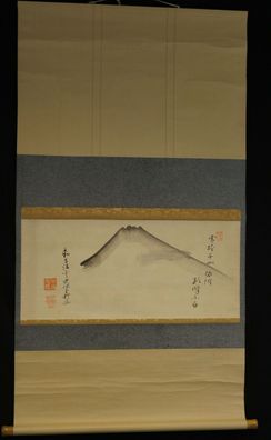 Fuji-San Japanisches Rollbild Kakejiku Kakemono Japan Hanging Scroll 5982