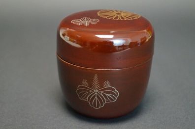 Makie Chu Natsume Japanischer Teebehälter für Teezeremonie Tea Caddy 5255