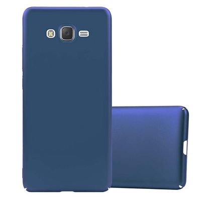 Cadorabo Hülle kompatibel mit Samsung Galaxy J7 2015 in METALL BLAU - Hard Case ...