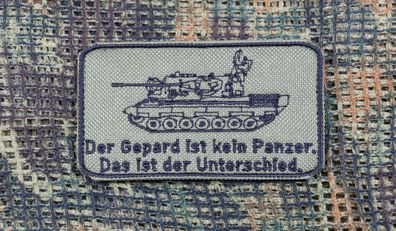 Patch: Gepard, Panzer, Bundeswehr, Der Gepard ist kein Panzer. Das ist der Grund.