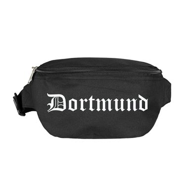 Dortmund Bauchtasche - Altdeutsch bedruckt - Gürteltasche Hipbag - Farbe...
