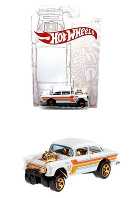 Hot Wheels Monster Pearl And Chrome Serie Auto/ Car`55 Chevy Bel Air Gasser /04