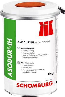 Schomburg ASODUR-IH 1 kg 2-K Injektionsharz zur Rissinjektion in Betonbauteilen