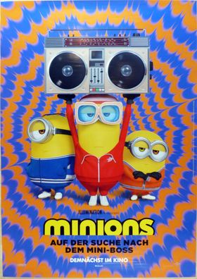 Minions 2: Auf der Suche nach dem Mini-Boss -Org Kinoplakat A0-Teasermotiv-Filmposter
