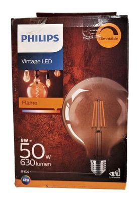 Philips LEDclassic Lampe Gold, Vintage Retro-Design ersetzt 14W, E14, Flame