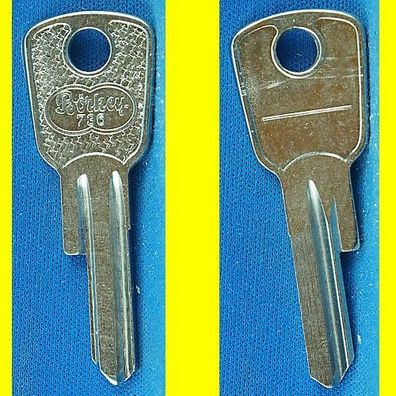 Schlüsselrohling Börkey 736 für verschiedene Waso / Volvo, VW