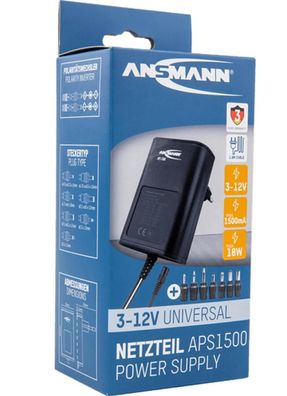 Ansmann APS 1500 Universal Steckernetzgerät