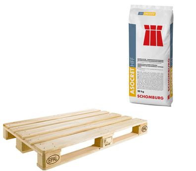 Schomburg Asocret-hff 48 x 20 kg Bodenausgleichsmasse Nivelliermasse Ausgleichmasse