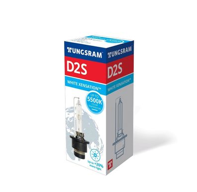 Tungsram D2S 35W P32d-2 White Xensation 5500K + 20% Xenon 1st. Lampe