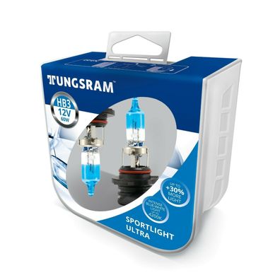 Tungsram HB3 12V 60W P20d Sportlight Ultra + 30% 4200K 2St. Lampen