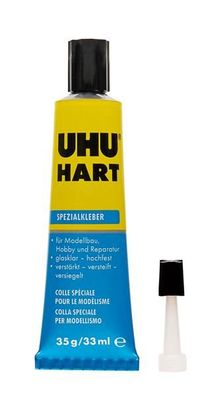 UHU Hart Tube 35g Spezialkleber Modellbau Kleber Kunststoffkleber Modellkleber